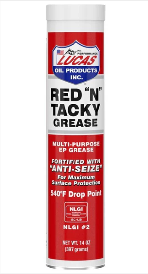 Lucas Red "N" Tacky Grease - 14 oz (Case of30)
